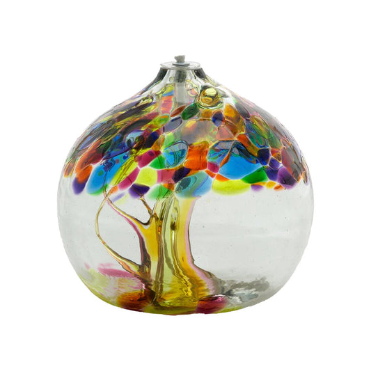 6'' Oil Lamp - Tree of Enchantment - Summer